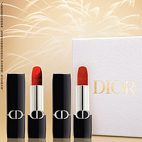 Dior 迪奥 烈艳蓝金明星礼盒口红套装丝绒999 丝绒777 【明星双色