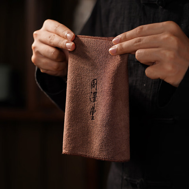 周泽堂 茶巾 茶具 茶巾*1 茶色