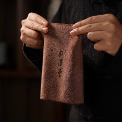 周泽堂 茶巾 茶具 茶巾*1 茶色