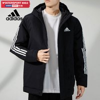阿迪达斯 adidas棉服女款棉袄2024冬季运动棉衣防风外套男IX8884
