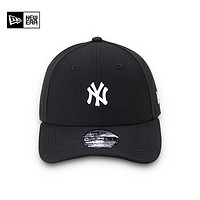 NEW ERA 纽亦华 棒球帽男女同款MLB情侣经典-黑色 白标NY OSFM