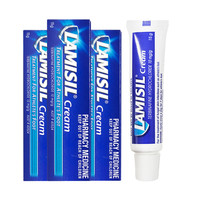 LAMISIL 兰美抒盐酸特比萘芬乳膏15g*3去脚气真菌止痒进口