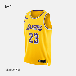 NIKE 耐克 洛杉矶湖人队男子篮球服 DN2009-735 阿马里洛黄/奥斯汀·里夫斯 S