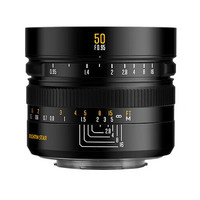 brightin star 星曜 MF 50mm F0.95 APS-C 标准定焦镜头 佳能RF-S卡口 62mm 黑色