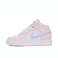 NIKE 耐克 女大童AJ 1 MID (GS)时尚高帮复古篮球鞋FD8780-601