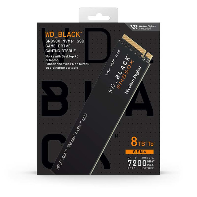 WD_ BLACK WD_BLACK西部数据SN850X 2T固态硬盘