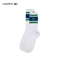 法国拉科斯特 LACOSTE X CLOT联名男女同款24秋季条纹袜子|RA3187 001/白色 1双 43/46