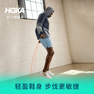 HOKA ONE ONE男女款夏季速力马尔综合训练鞋SOLIMAR支撑稳定透气 石膏白/橡木白-男 42.5