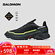 salomon 萨洛蒙 男款 户外运动防水透气舒适大耳齿抓地越野跑鞋 ALPHACROSS 5 GTX 黑色