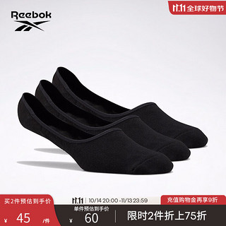 Reebok 锐步 中性运动袜 FQ5313 黑色 19-20 三双装