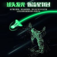 双登龙 发光羽毛球户外防风耐打高弹力塑料胶训练球夜光高弹力抗风 发光款 1