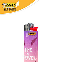 BiC 比克 打火机 J3(时光旅行)纤细系列一次性打火机 法国品牌图案砂轮火机 J3时光旅行(图案随机)- 16支