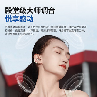 竹林鸟 碧箫T20 气骨传导概念 暖日白 蓝牙耳机