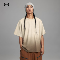 UNDER ARMOUR 安德玛 情侣渐变水洗针织休闲短袖 1389363