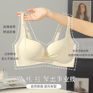 无痕内衣女士聚拢小胸显大上托收副乳防下垂调整型2024文胸罩