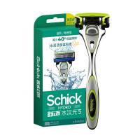 Schick 舒适 水次元5手动剃须刀 痘肌/敏感肌型 1刀架+1刀头