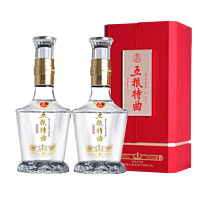 WULIANGYE 五粮液 五粮特曲·皇冠版52度500ml*2瓶浓香白酒 五粮液官方