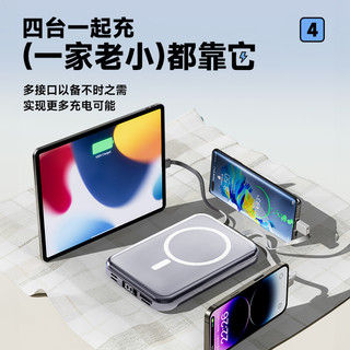  风尚之冬 无线magsafe快充 磁吸充电宝  象牙白 10000mAh