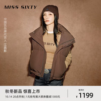 MISS SIXTY【江疏影同款】2024冬季复合牛仔裤厚款加绒 黑灰 23