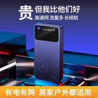 2024WIFI6充电宝随身wifi二合一移动无线wi-fi三网4G网络全国通用流量上网卡车载5G高速路由器10000毫安