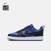耐克(NIKE)男女童COURT大童运动鞋板鞋低帮舒适耐穿HM6293 480游戏宝蓝/黑/白 38码