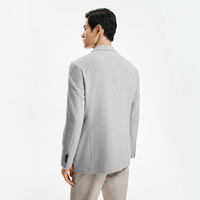 金利来【含羊绒羊毛/桑蚕丝】2024秋冬西装男修身商务休闲外套西服 杏色-27 54A