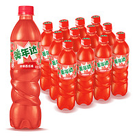 pepsi 百事 美年达多口味500ml*12瓶橙味苹果葡萄西瓜汽水碳酸饮料饮品