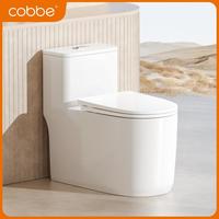 cobbe 卡贝 家用抽水马桶卫生间防堵大口径虹吸式防臭静音节水普通坐便器