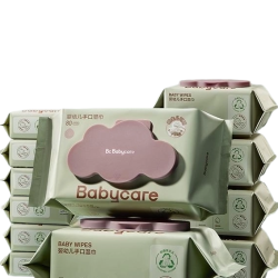 babycare 婴儿湿巾手口湿纸巾12包手口擦屁屁便携组合装非棉柔巾