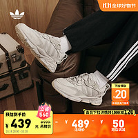 adidas 阿迪达斯 官方三叶草OZWEEGO META男女新款经典运动鞋复古老爹鞋GW3960 浅灰/米色 36.5(225mm)