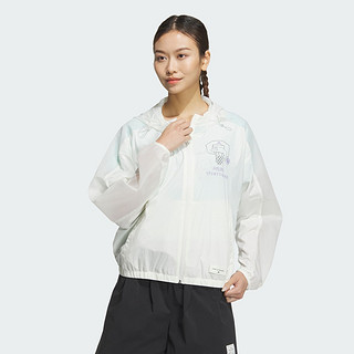 adidas 阿迪达斯 MBTI系列休闲宽松梭织连帽夹克外套女装夏季adidas阿迪达斯轻运动