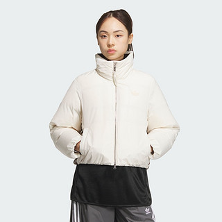 adidas 阿迪达斯 日常短款运动保暖鸭绒羽绒服女装冬季新款adidas阿迪达斯三叶草