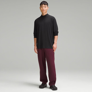 露露乐蒙lululemon丨Relaxed-Fit 男士宽松款长袖半高领衫 *新年款 LM3F56S 黑色 L