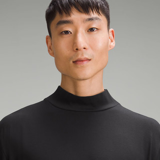 露露乐蒙lululemon丨Relaxed-Fit 男士宽松款长袖半高领衫 *新年款 LM3F56S 黑色 L