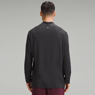 露露乐蒙lululemon丨Relaxed-Fit 男士宽松款长袖半高领衫 *新年款 LM3F56S 黑色 L