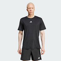 adidas 阿迪达斯 速干运动健身上衣圆领短袖T恤男装夏季adidas阿迪达斯官方outlets