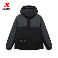 XTEP 特步 未来构想连帽羽绒服男士秋冬季新款运动棉服外套976429190249