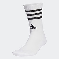 adidas 阿迪达斯 舒适三条纹运动袜子男女adidas阿迪达斯官方outlets IC1322