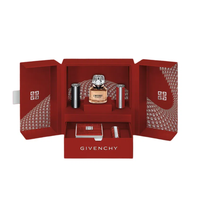 GIVENCHY 纪梵希 香水彩妆礼盒套装 (明星四宫格柔雾散粉#13 限定版 12g+心无禁忌女士浓香水EDP 35ml+高定禁忌唇膏#N306 3.4g+限定版#N333 3.4g+粉丝绒#N27 3.4g)