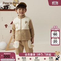 PawinPaw卡通小熊童装2024年秋冬男女宝运动套装舒适好穿 Brown棕色/85 130cm