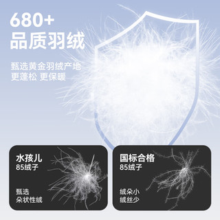 水孩儿（SOUHAIT）童装男童女童轻薄羽绒服2024冬季儿童外套百搭上衣 钻石黑SHSDND02CR688D01 110