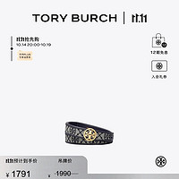 Tory Burch 汤丽柏琦 T MONOGRAM MILLER 腰带皮带TB 161551 Tory 海军蓝 405 M