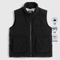 Gap男童秋冬LOGO立领发热保暖羽绒背心720973儿童装马甲