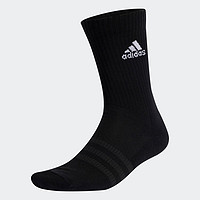 adidas 阿迪达斯 男女舒适运动短筒袜子IC1309 黑色/白 S