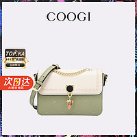 移动端、京东百亿补贴：COOGI 女士单肩包 绿色