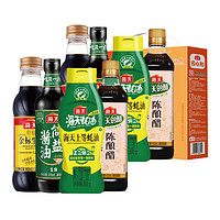 88VIP：海天 HADAY 海天 酱油500ml+简盐500g+蚝油520g+料酒450ml 调味礼盒