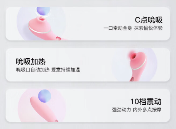 国家补贴:kisstoy Polly plus 二代 吮吸棒 3.5*16.8cm 粉色