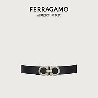 菲拉格慕（Ferragamo）黑色男士皮带 0761432_C  _ 90 90（2尺5-2尺6）