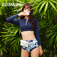 TOSWIM 拓胜 女子长袖泳衣 TS81120679