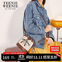 TEENIE WEENIE 女学院风水桶包 通勤斜挎包